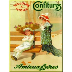 Metal Poster - CONFITURES AMIEUX METAL15X21CM