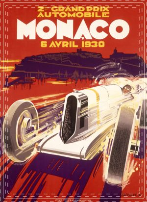 Metal Poster - 1930 MONACO FALCUCCI 15X21