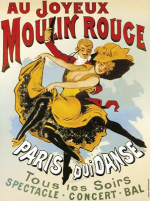 Karton Afiş - JOYEUX MOULIN ROUGE 24 X 32 cm
