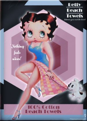 Metal Kartpostal - BETTY BOOP 15 x 21