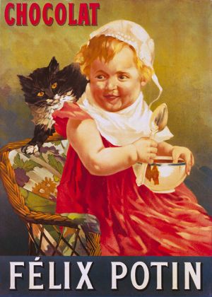 Metal Poster - FELIX POTIN CHOCOLAT METAL 15X21CM