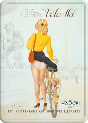 Metal Poster - CULOTTE VELOSKI-WILGUIN METAL 15X21CM