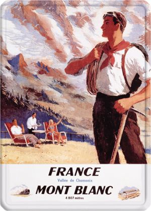Metal Poster - VALLEE DE CHAMONIX METAL15X21CM