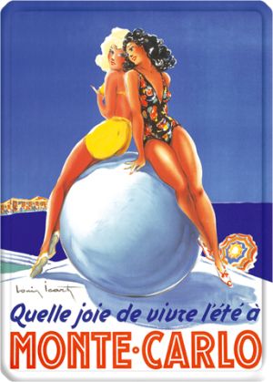 Metal Poster - MONTE CARLO VIVREL'ETE METAL15X21