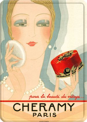 Metal Poster - CHERAMY POUDRES METAL15X21CM
