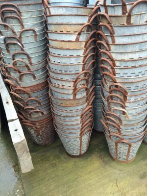 House2Home Vintage Metal Galvaniz Sepet   