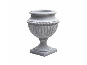House2home Taş Görünümlü Dış Mekan Büyük Saksı Y: 58cm Çap: 46cm