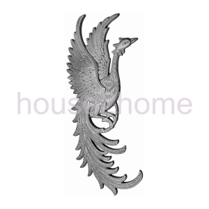 House2Home Demir Döküm Zümrüdü Anka Kuşu Sağ 27X66cm