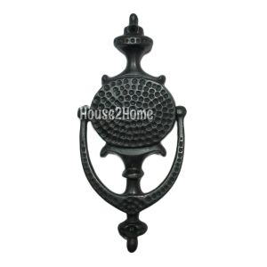House2Home Pirinç Kapı Tokmağı, Tak Tak, Oksit Siyah