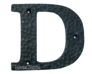 House2Home El Yapımı Pirinç Kapı Numarası Oksit  - D