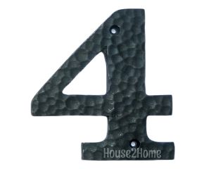 House2Home El Yapımı Pirinç Kapı Numarası Oksit  - 4