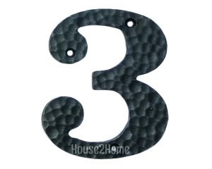 House2Home El Yapımı Pirinç Kapı Numarası Oksit  - 3