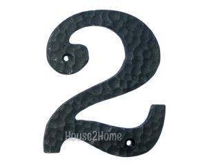 House2Home El Yapımı Pirinç Kapı Numarası Oksit  - 2