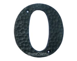 House2Home El Yapımı Pirinç Kapı Numarası Oksit  - 0