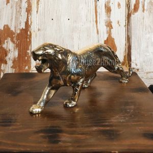 House2home El Yapımı Pirinç  Leopar