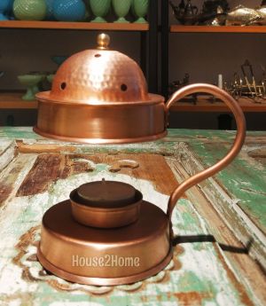 House2home El Yapımı Bakır Aromatik Buhurdanlık