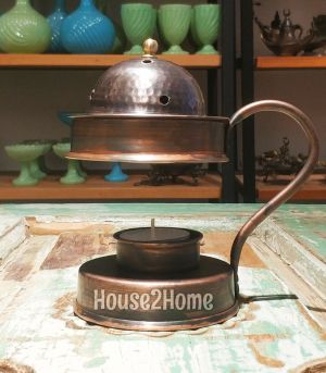 House2home El Yapımı Bakır Aromatik Buhurdanlık