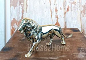 House2home El Yapımı Pirinç  Aslan