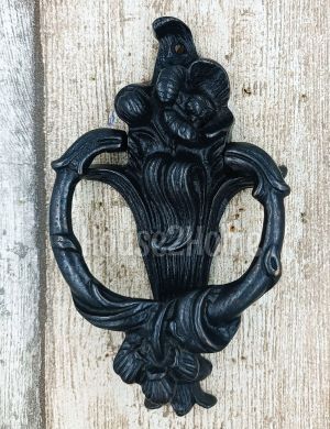 House2home El Yapımı Pirinç Gül Kapı Tokmağı Oksit