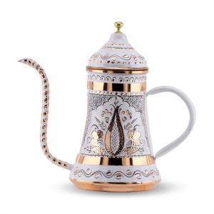 House2Home El Yapımı İşlemeli Bakır Yağdanlık 800 ml