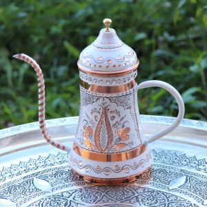 House2Home El Yapımı İşlemeli Bakır Yağdanlık 800 ml
