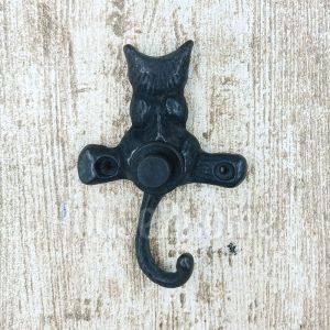 House2home El Yapımı Pirinç Kedi Kapı Zili. Oksit