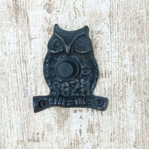 House2home El Yapımı Pirinç Baykuş Kapı Zili. Oksit