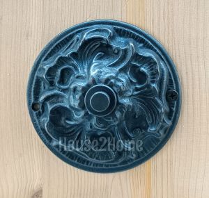 House2Home El Yapımı Pirinç Kapı Zili Oksit