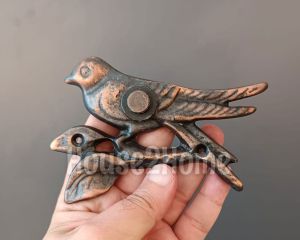 House2Home El Yapımı Pirinç Kuş Kapı Zili Bakır