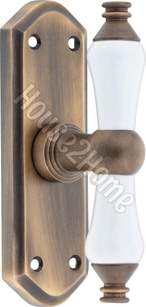 House2home El Yapımı Pirinç Porselen  Pencere Kolu