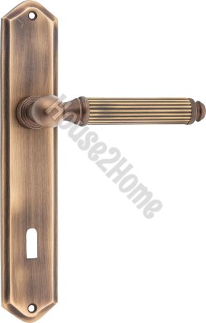 House2home El Yapımı Pirinç Aynalı Kapı Kolu Takımı