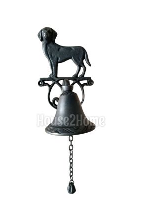 House2Home El Yapımı Pirinç Köpek Kapı Çanı,Kapı Zili,