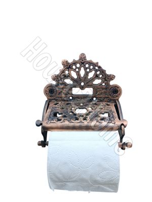 House2Home El Yapımı Pirinç Tuvalet Kağıtlığı Bakır