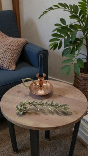 House2Home El Yapımı Pirinç Mum Söndürücü – Dekoratif Mum Söndürme Aparatı
