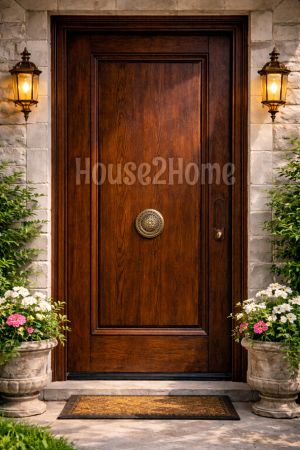 House2Home El Yapımı Pirinç  Kapı Topuzu