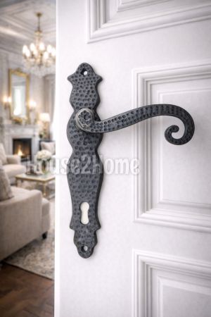 House2home El Yapımı Pirinç Kapı Kolu Takımı Oda & Yale