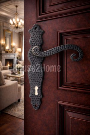 House2home El Yapımı Pirinç Kapı Kolu Takımı Oda & Yale