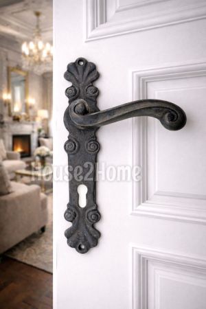 House2home El Yapımı Pirinç Kapı Kolu Takımı Oda & Yale
