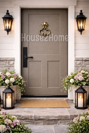 House2Home Pirinç Kapı Tokmağı, Tak Tak