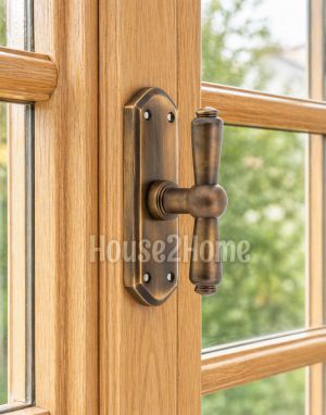 House2home El Yapımı Pirinç Pencere Kolu