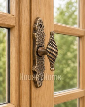 House2home El Yapımı Pirinç Pencere Kolu