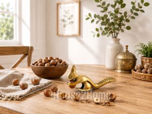 House2Home El Yapımı Pirinç Sincap Figürlü Fındık Kıracağı – Dekoratif  Fındık Kırıcı