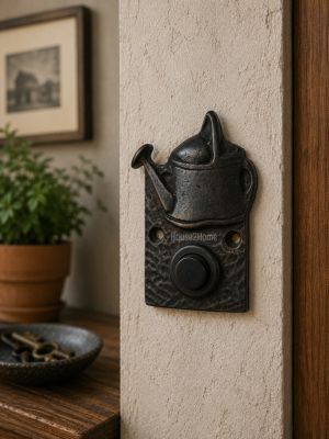 House2home El Yapımı Pirinç Kapı Zili