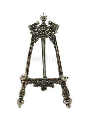House2Home El Yapımı Pirinç Şövale 28x14 cm Dekoratif Tabak ve Çerçeve Standı