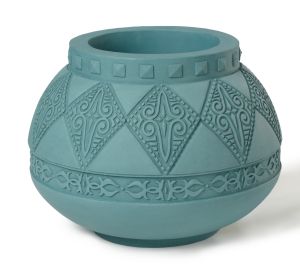 House2home Taş Görünümlü Dış Mekan Büyük Saksı Yükseklik: 52 cm - Dış Çap 61 cm - İç Çap 32 cm