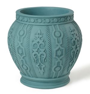 House2home Taş Görünümlü Dış Mekan Büyük Saksı Yükseklik: 48cm Dış Çap:49cm İç Çap:30 cm